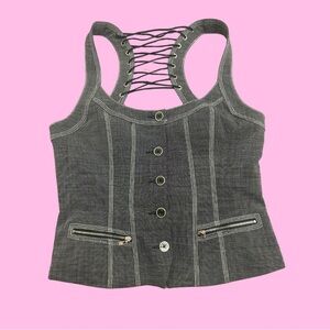 Bebe tux inspired top